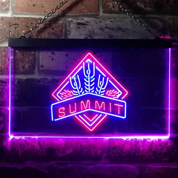 Summit Brewing Co. Summit Logo Dual LED Neon Light Sign